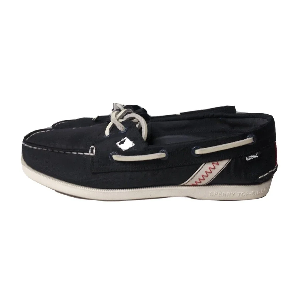 Sperry Top-Sider 2-Eye Bionic Boat Shoes Men's Size 8 Navy
